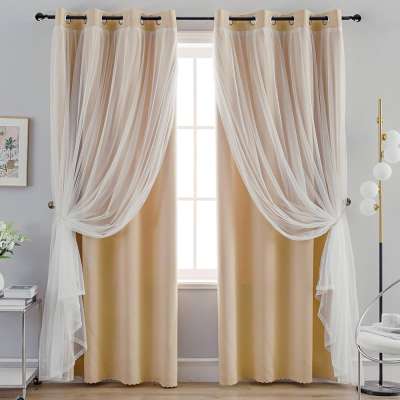 Suedine Chocolate Plain Woven Eyelet Curtains
