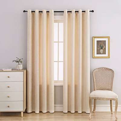 Venice Taupe Blackout Eyelet Curtains